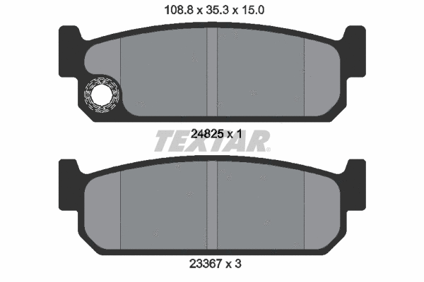 Brake Pad Set, disc brake (2482501)