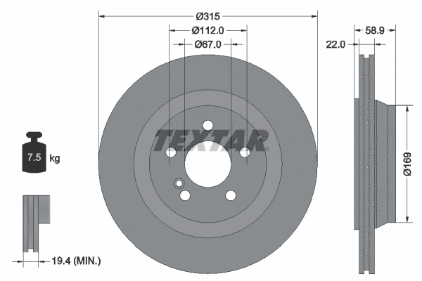 Brake Disc (92109000)