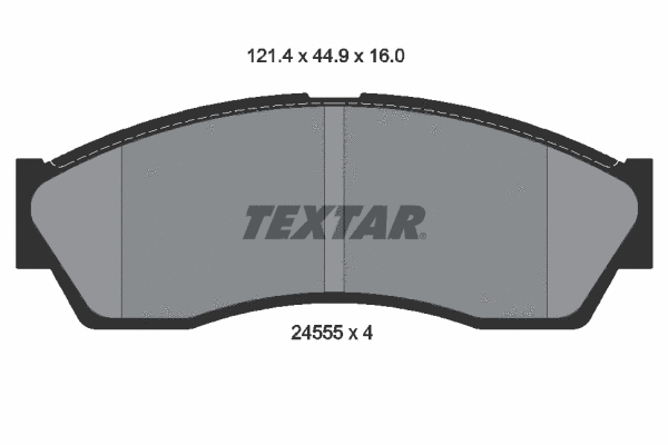 Brake Pad Set, disc brake (2455501)