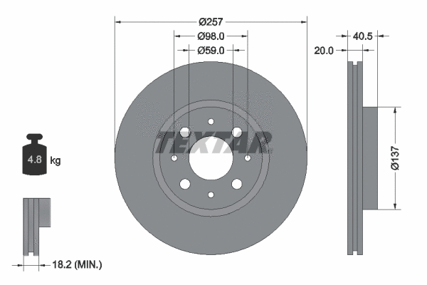 Brake Kit, disc brake (89012700)