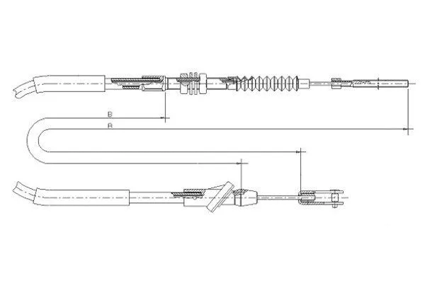 Cable Pull, clutch control (58013800)