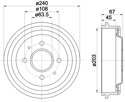 Brake Drum (94019100)
