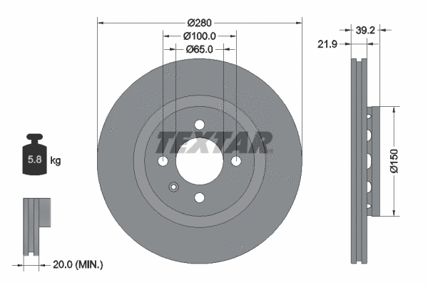 Brake Disc (92043500)