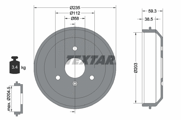 Brake Drum (94022400)