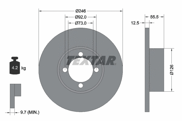 Brake Disc (92010700)