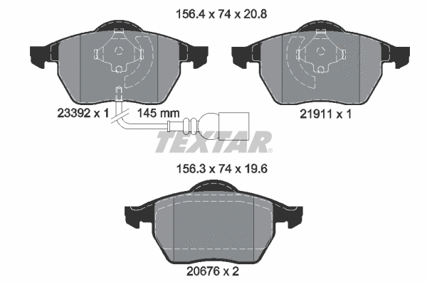 Brake Kit, disc brake (89006400)