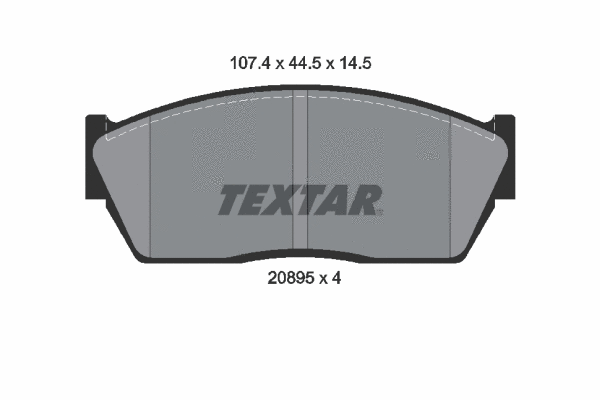 Brake Pad Set, disc brake (2089501)