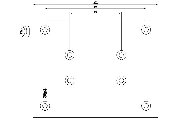 Brake Lining Kit, drum brake (1958107)
