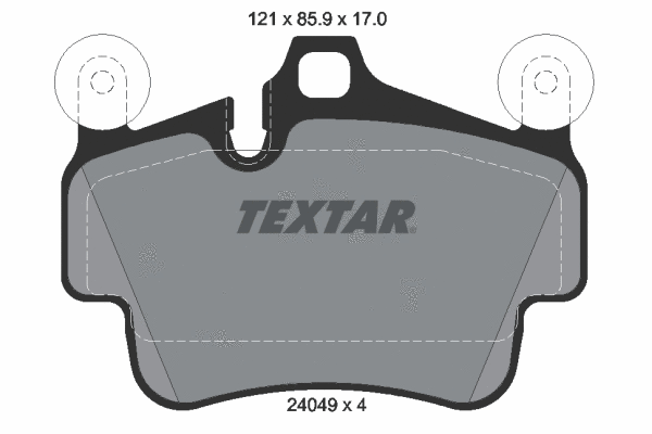 Brake Pad Set, disc brake (2404901)