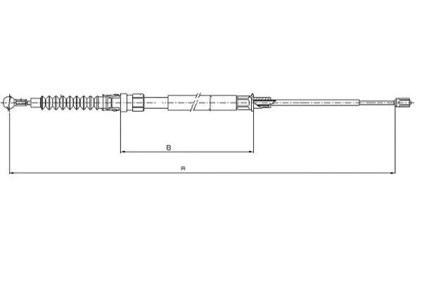 Cable Pull, parking brake (44044700)