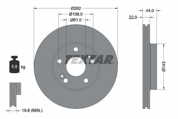 Brake Disc (92065000)