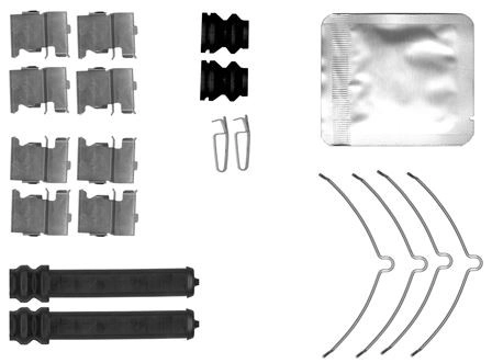 Accessory Kit, disc brake pad (82561300)