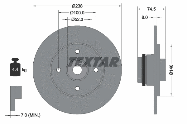 Brake Disc (92231700)