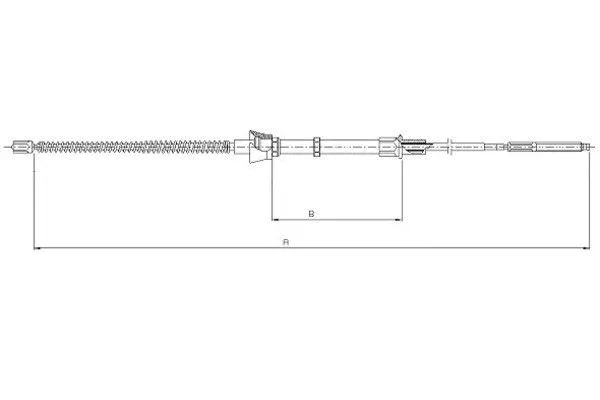 Cable Pull, parking brake (44005200)