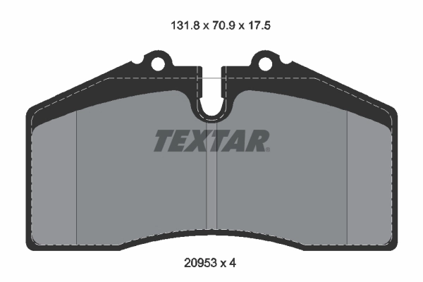 Brake Pad Set, disc brake (2095310)