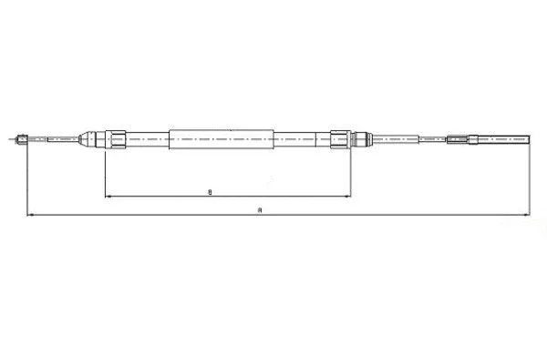 Cable Pull, parking brake (44009000)