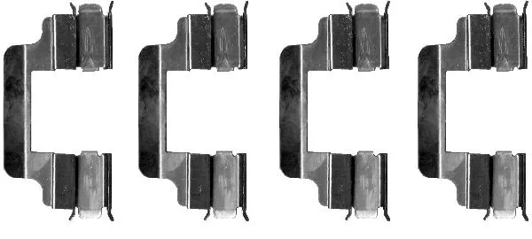 Accessory Kit, disc brake pad (82055400)