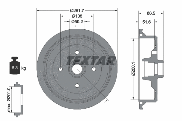Brake Drum (94012800)