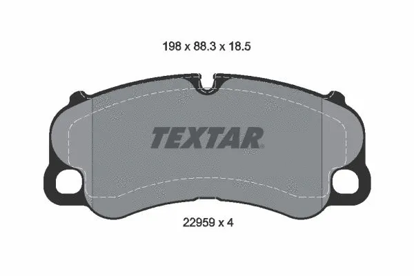 Brake Pad Set, disc brake (2295901)