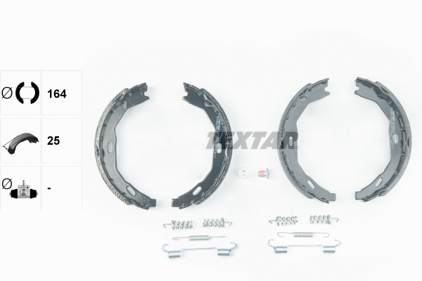 Brake Shoe Set, parking brake (91066900)