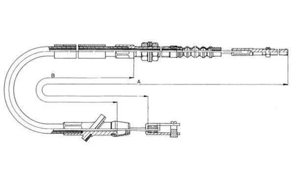 Cable Pull, clutch control (58013700)