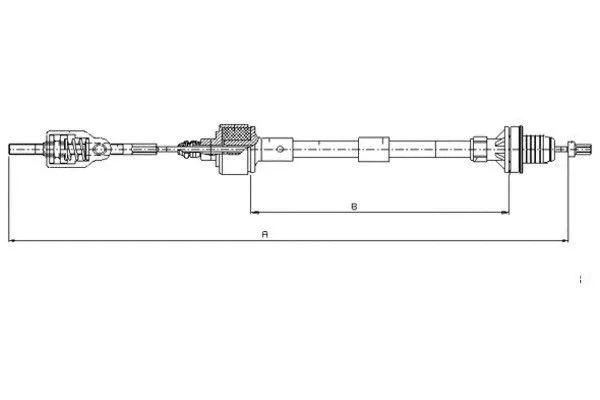 Cable Pull, clutch control (58008600)