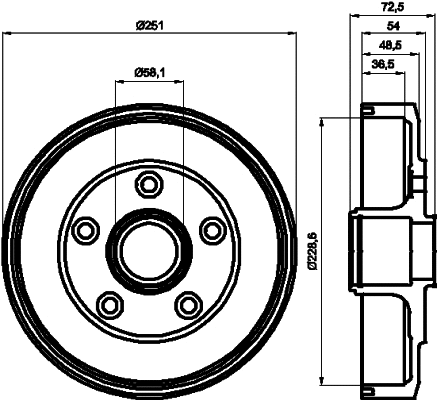 Brake Drum (94016200)