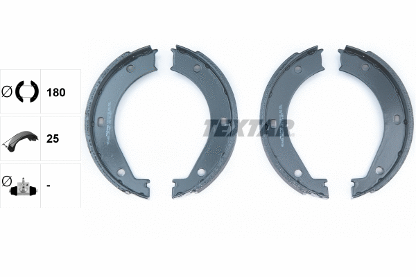 Brake Shoe Set, parking brake (91033400)