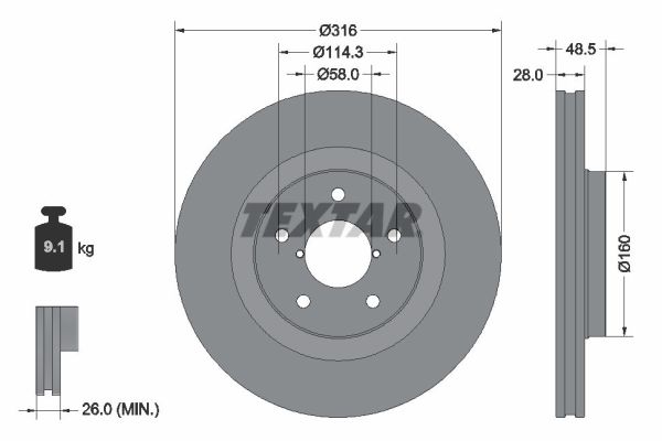 Brake Disc (92347703)