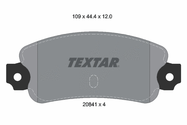 Brake Pad Set, disc brake (2084102)