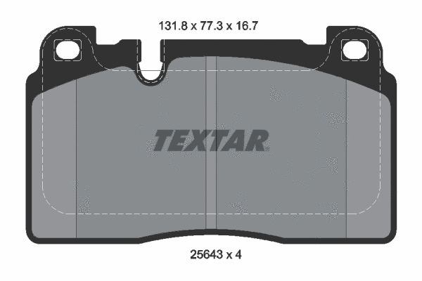 Brake Pad Set, disc brake (2564305)