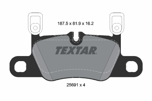 Brake Pad Set, disc brake (2569103)