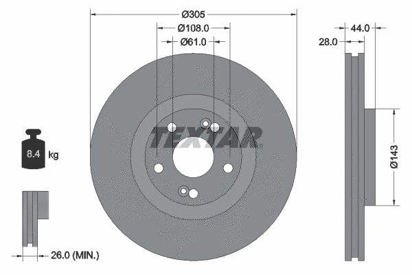 Brake Disc (92112300)