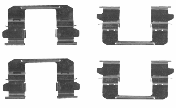 Accessory Kit, disc brake pad (82542600)