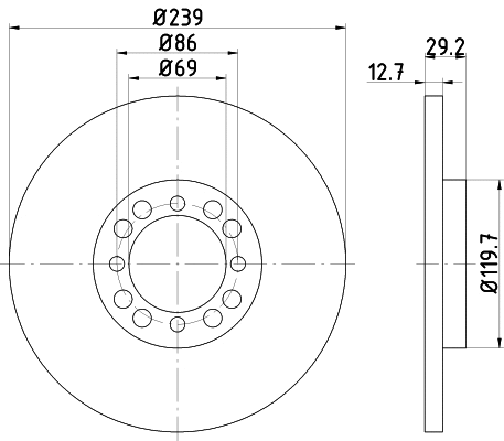 Brake Disc (92031000)