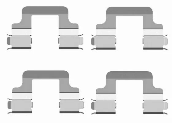 Accessory Kit, disc brake pad (82502000)