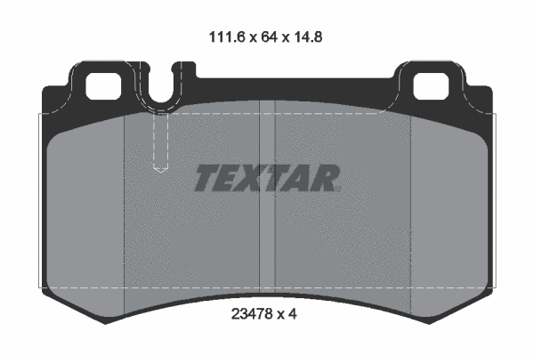 Brake Pad Set, disc brake (2347802)