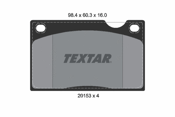 Brake Pad Set, disc brake (2015302)