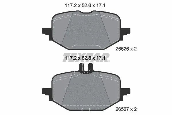 Brake Pad Set, disc brake (2652601)