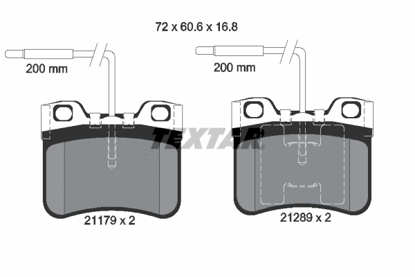 Brake Pad Set, disc brake (2117902)