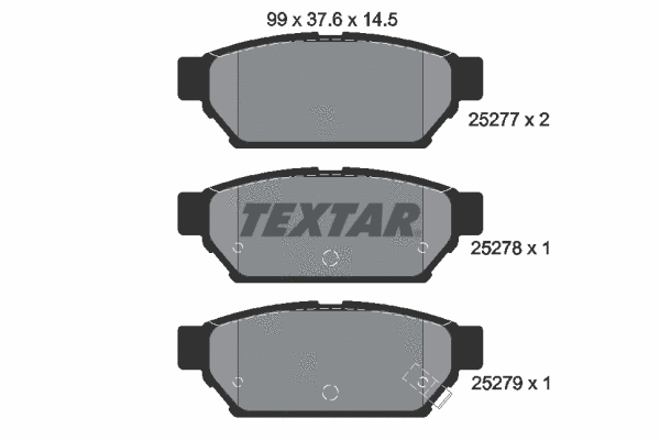 Brake Pad Set, disc brake (2527701)
