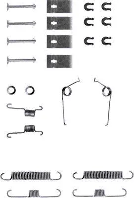 Accessory Kit, brake shoes (97007300)