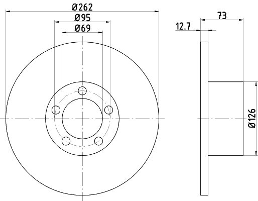 Brake Disc (92009400)