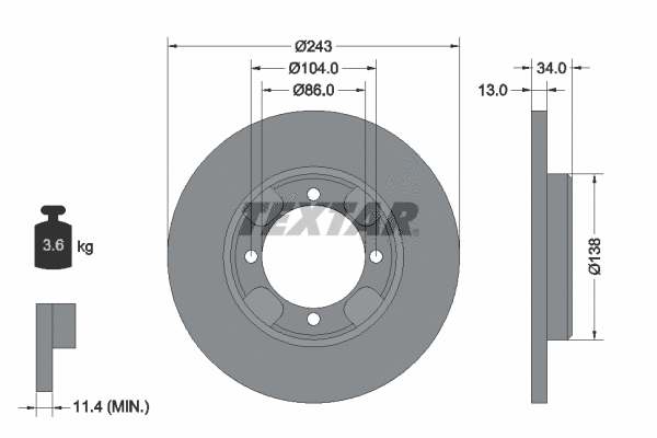 Brake Disc (92034600)