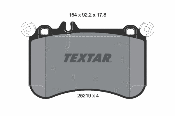 Brake Pad Set, disc brake (2521901)