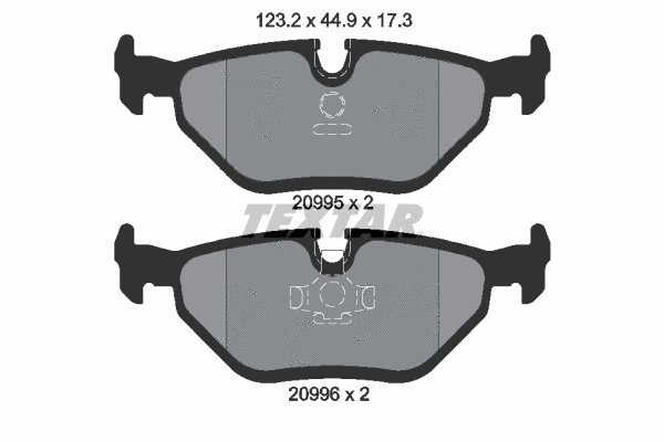 Brake Pad Set, disc brake (2099501)