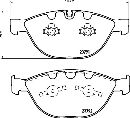 Brake Pad Set, disc brake (2379103)