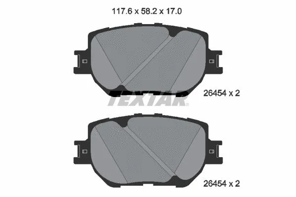 Brake Pad Set, disc brake (2645401)