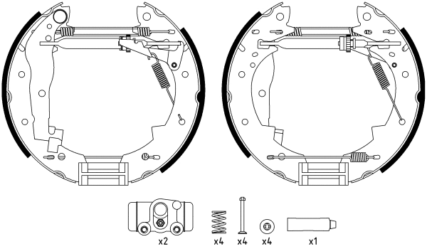 Brake Shoe Set (84041200)