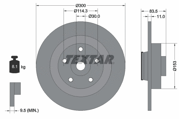 Brake Disc (92233100)
